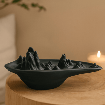 Backflow Incense Burner – Mountain Landscape