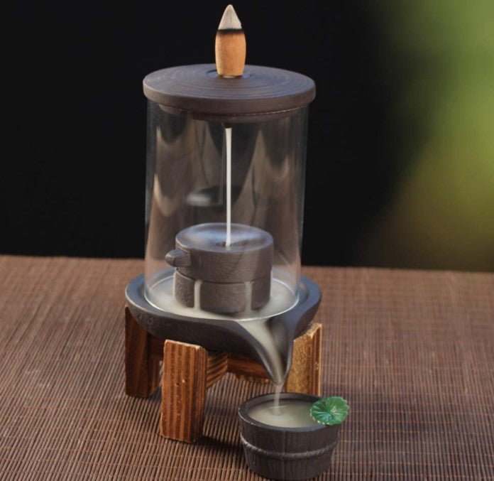 Backflow Incense Burner - Teahouse Waterfall - SHAMTAM.COM