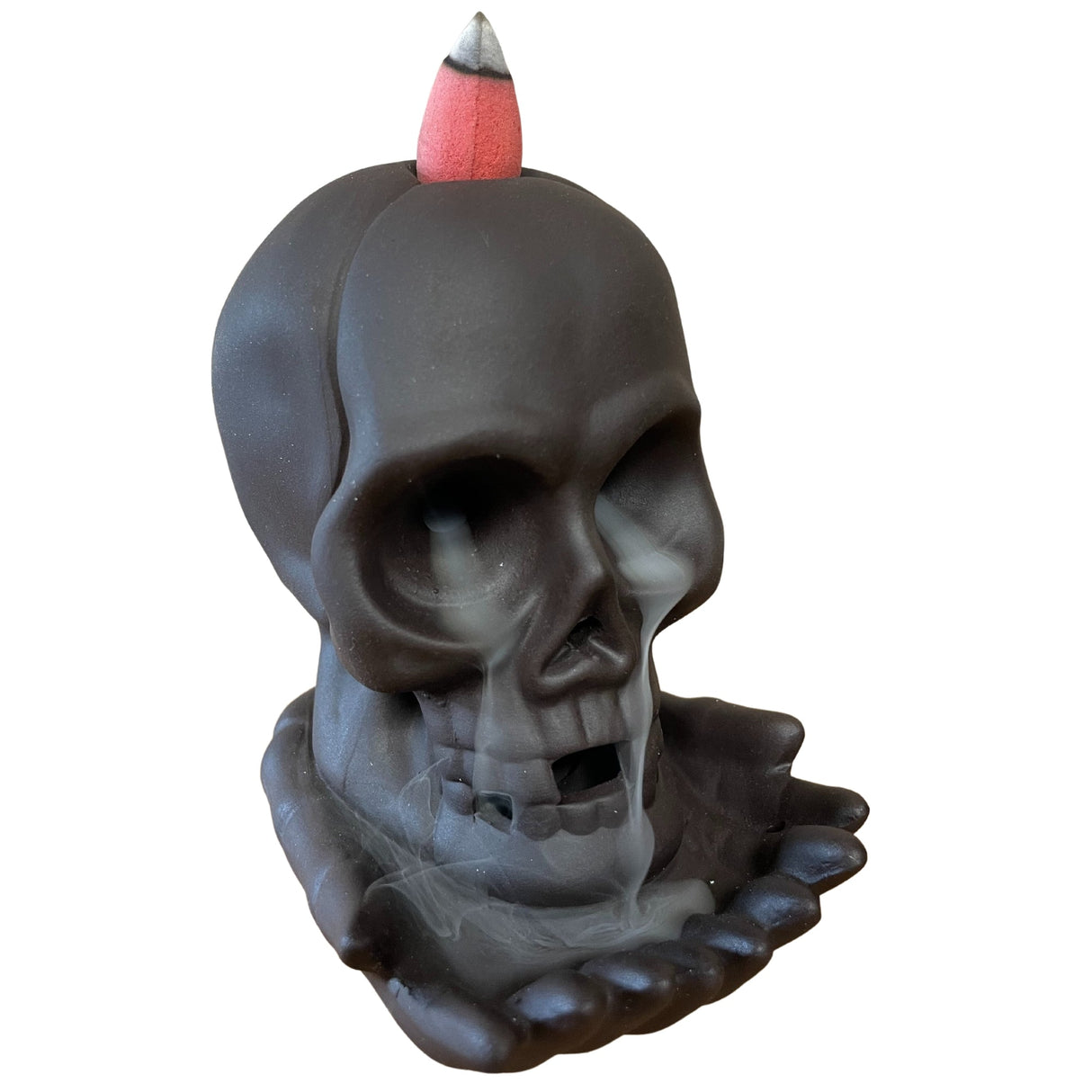 Incense Waterfall Backflow Burner - Weeping Skull (with light) - SHAMTAM.COM