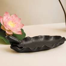 Backflow Incense Cone Burner Lotus Flower - SHAMTAM.COM