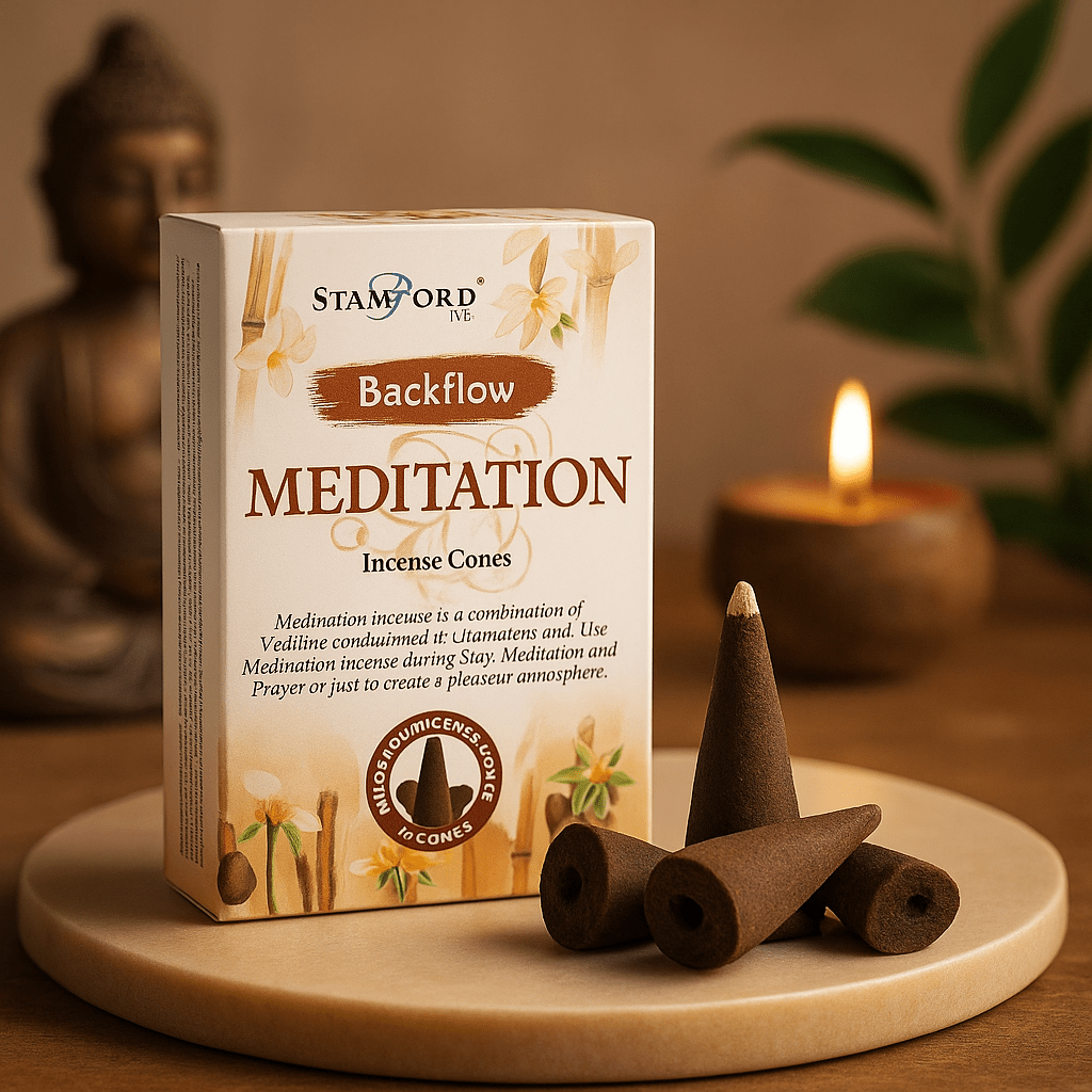 Backflow Incense Cones 12 Pack Aromatherapy - SHAMTAM.COM