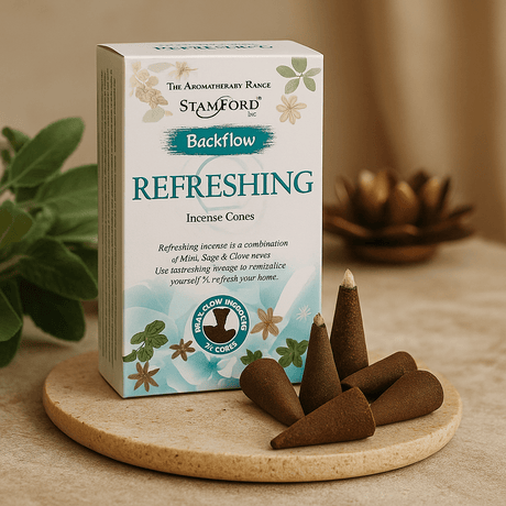 Backflow Incense Cones 12 Pack Aromatherapy Stamford - SHAMTAM.COM