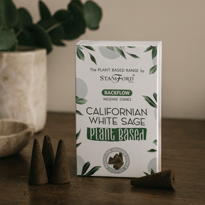 Backflow Incense Cones Californian White Sage 12 Pack - SHAMTAM.COM