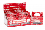 Backflow Incense Cones Dragon's Blood 24 Pack Satya - SHAMTAM.COM