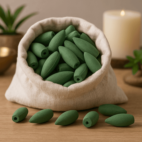 Backflow Incense Cones Frank and Myrrh 225 Pack - SHAMTAM.COM