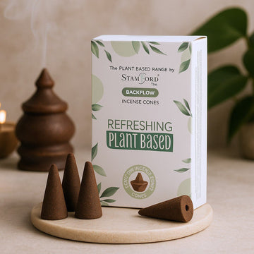Backflow Incense Cones Plant Based Refreshing 12 Cones