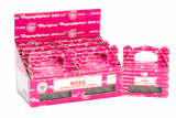 Backflow Incense Cones Rose 24 - Pack Satya - SHAMTAM.COM