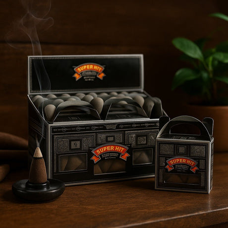 Backflow Incense Cones Super Hit 24 Pack Satya - SHAMTAM.COM