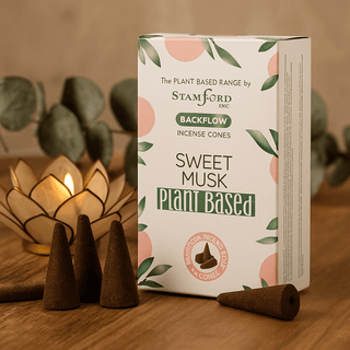Backflow Incense Cones – Sweet Musk 12 Cones