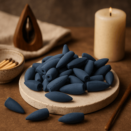 Backflow Incense Cones - Tibetan Musk 225 Pieces 500g - SHAMTAM.COM