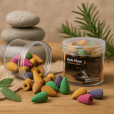 Backflow Incense Cones Unscented 45 Pack - SHAMTAM.COM
