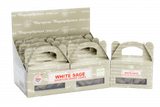 Backflow Incense Cones, White Sage 24 Count Satya - SHAMTAM.COM