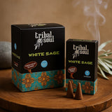 Backflow Incense Cones White Sage Tribal Soul - SHAMTAM.COM