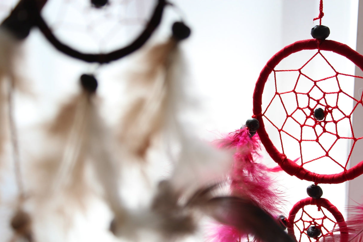 Dreamcatcher - Round - Turq/Pink/Purp - SHAMTAM.COM