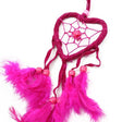 Dreamcatcher - Heart - Turq/Pink/Purp - SHAMTAM.COM