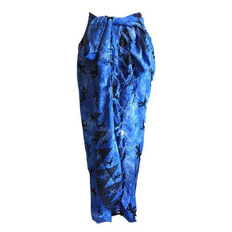 Bali Gecko Sarongs - Blue - SHAMTAM.COM