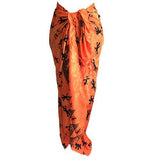 Bali Gecko Sarongs - Orange - SHAMTAM.COM