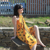 Bali Gecko Sarongs - Yellow - SHAMTAM.COM