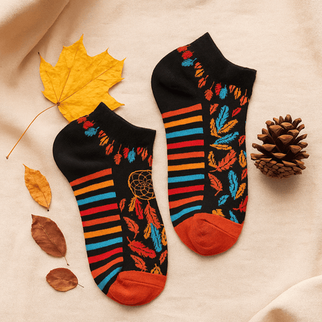 Bamboo Low Cut Socks M/L 7.5 - 11.5 Dreamcatcher - SHAMTAM.COM