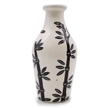 Boho Vase Bamboo Motif Shaped - Natural - SHAMTAM.COM