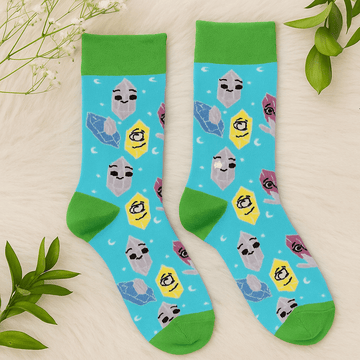 Bambu Çoraplar Değerli Taş Baskılı S/M