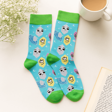 Calcetines de bambú Piedras preciosas de la suerte M/L