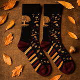 Bamboo Socks Medium Large Tree of Life - SHAMTAM.COM