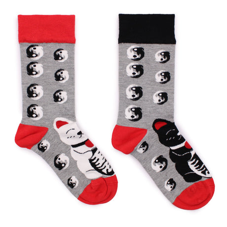 Bamboo Socks M/L - Lucky Cats  - SHAMTAM.COM