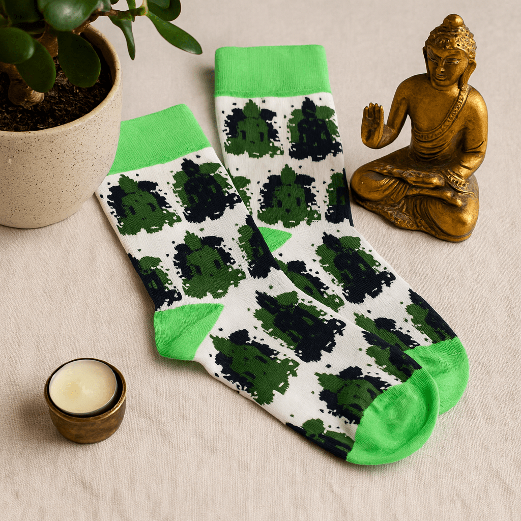 Bamboo Socks Small Medium Bali Buddha - SHAMTAM.COM