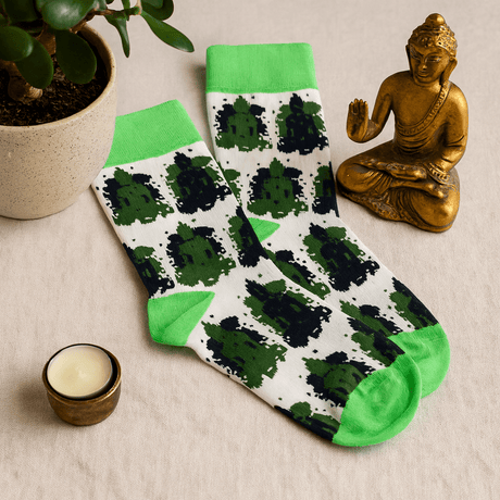 Bamboo Socks Small Medium Bali Buddha - SHAMTAM.COM