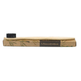 Bamboo Toothbrush - Charcoal Medium Soft - SHAMTAM.COM