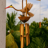 Bamboo Wind Chimes, Mother and Chicks - SHAMTAM.COM