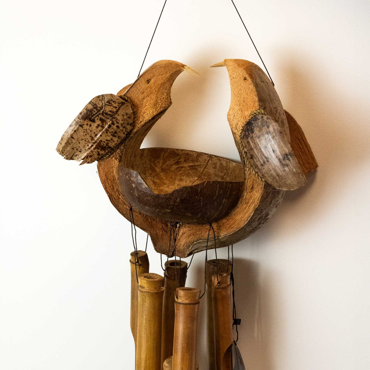 Bamboo Windchime - Natural finish - Husband & Wife - SHAMTAM.COM