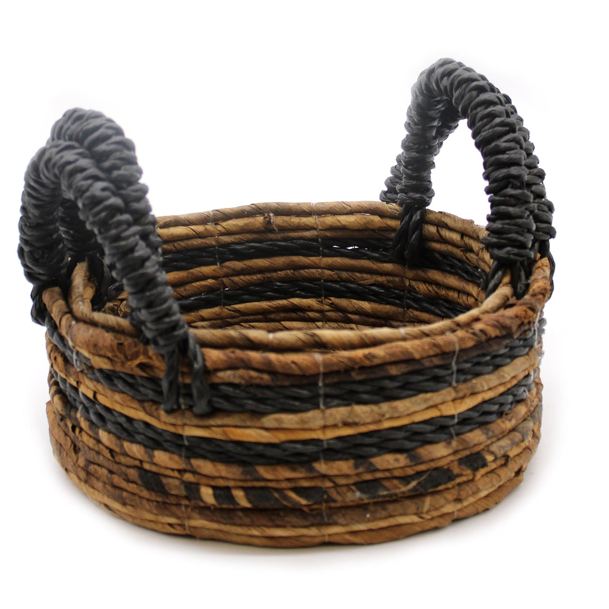 Banana Leaf & Hitam Raffia Basket - Set of 2 - SHAMTAM.COM