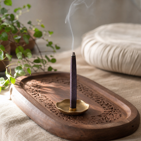 Banjara Cristal Gemas incense Sticks - Amethyst Lavender — styled in a warm, naturally lit interior