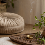 Banjara Cristal Gemas Incense Sticks - Moonstone Jasmine & Myrrh — styled in a warm, naturally lit interior