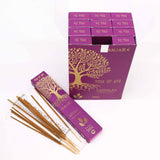 Banjara Kabbalah Botanical Incense Sticks - Tree of Life Design, 15g Pack with Frankincense & Myrrh Fragrance, Handmade in India - SHAMTAM.COM
