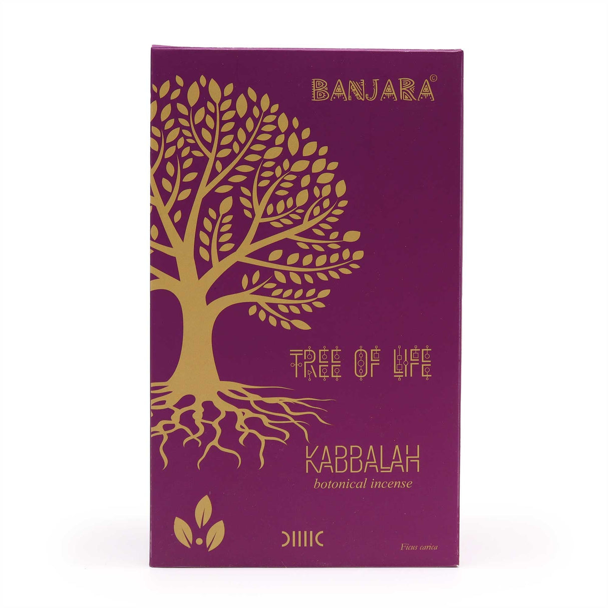 Banjara Kabbalah Botanical Incense Sticks - Tree of Life Design, 15g Pack with Frankincense & Myrrh Fragrance, Handmade in India - SHAMTAM.COM