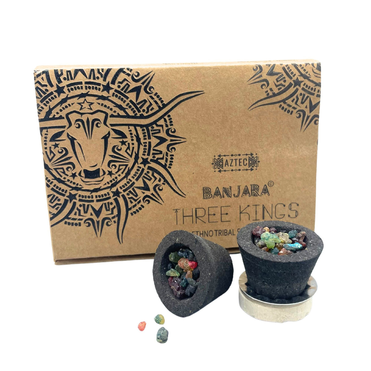 Three Kings Sage Smudge Cups - Banjara - SHAMTAM.COM