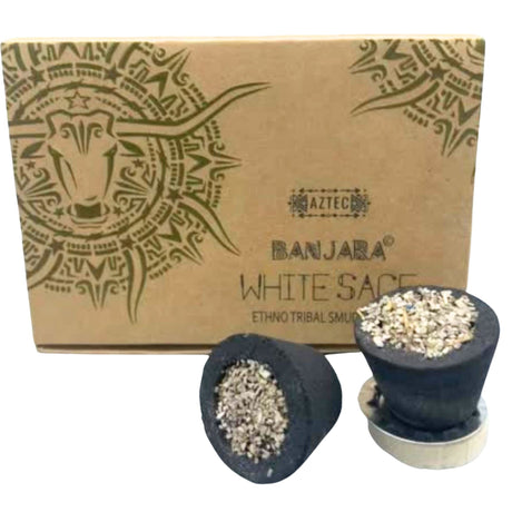 White Sage Smudge Cups - Banjara - SHAMTAM.COM