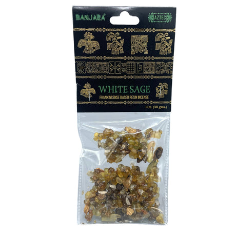 White Sage Resin Smudge - Banjara - SHAMTAM.COM