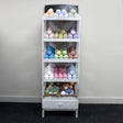 Bath Bomb 5 Shelf Display - Whitewash - SHAMTAM.COM