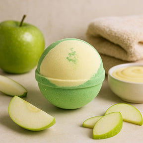 Bath Bomb Apple Pie Custard 180g - SHAMTAM.COM