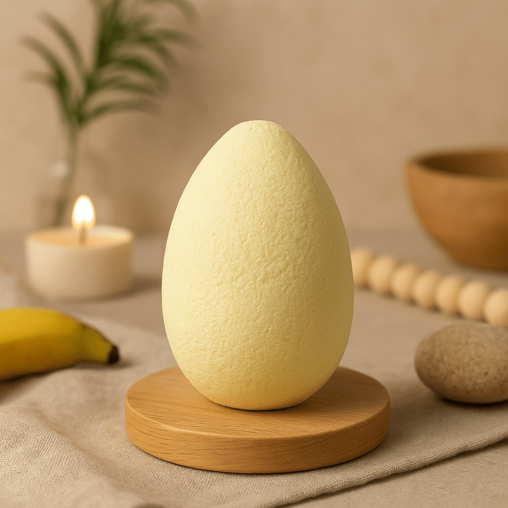 Bath Bomb Banana Egg Shaped Fizzy - SHAMTAM.COM
