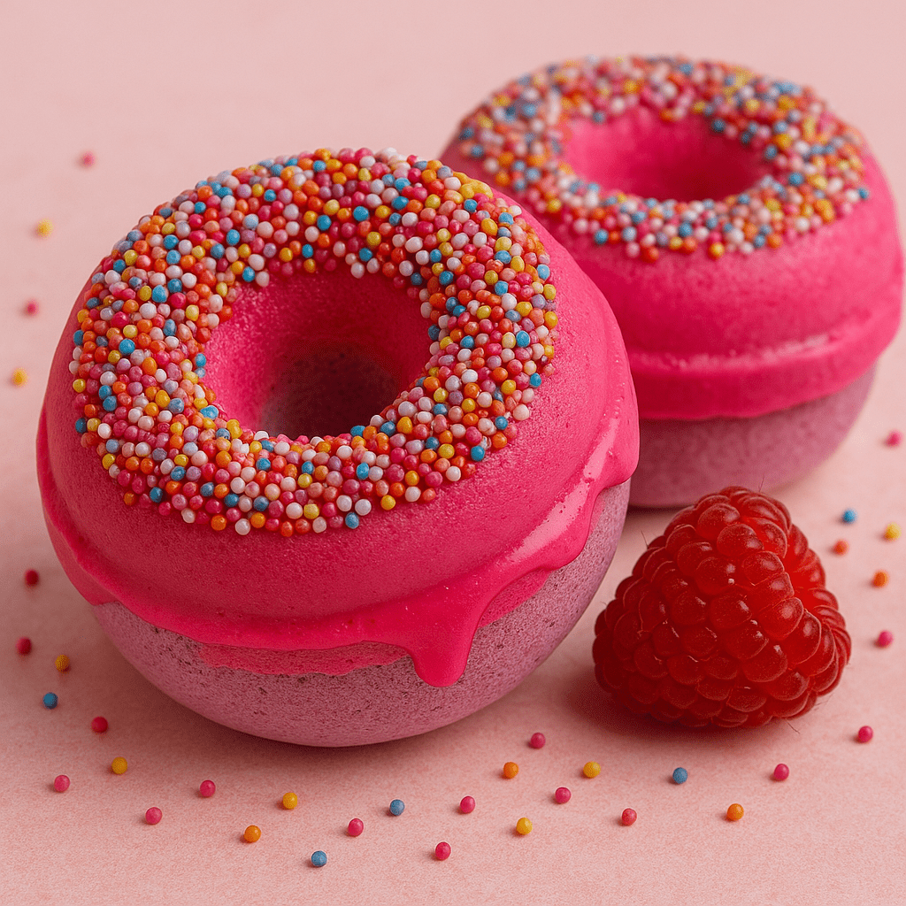Bath Bomb Raspberry Donuts - SHAMTAM.COM
