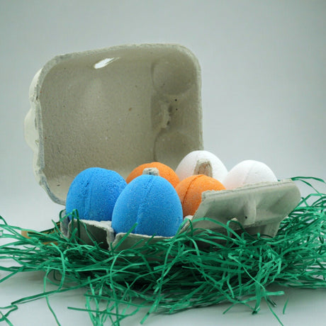 Bath Bomb Eggs 6 Pack Assorted Scents - SHAMTAM.COM