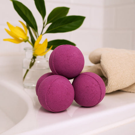 Bath Bomb, Essential Oil Ylang Ylang Ginger - SHAMTAM.COM
