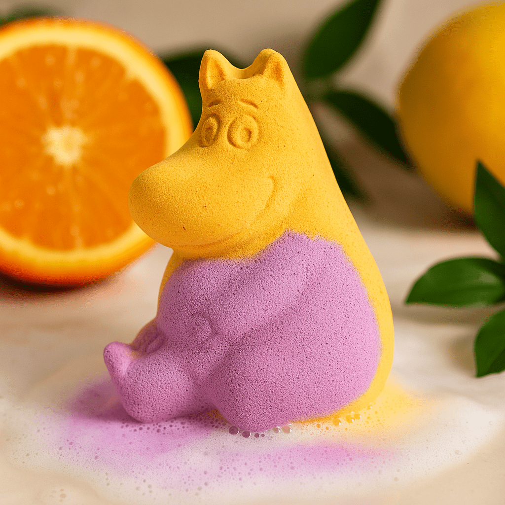 Bath Bomb Foaming Hippo Shaped Citrus Crush 85g - SHAMTAM.COM