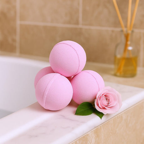 Bath Bomb Frankincense and Rose Essential Oil - SHAMTAM.COM