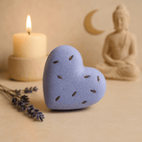 Bath Bomb French Lavender Love Heart 70g - SHAMTAM.COM